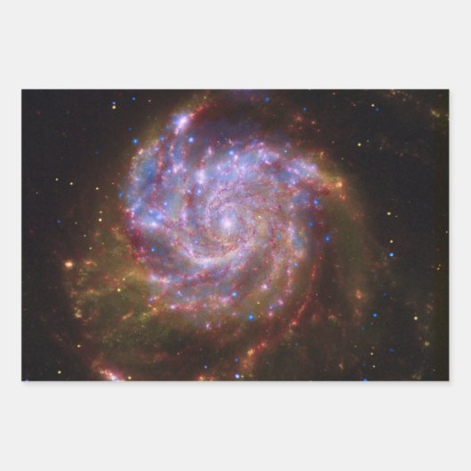 Starbirth im Pinwheel: M101 Galaxy Geschenkpapier Set (Vorderseite 2)
