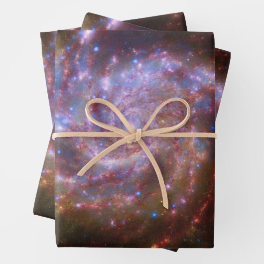 Starbirth im Pinwheel: M101 Galaxy Geschenkpapier Set (Beispiel)