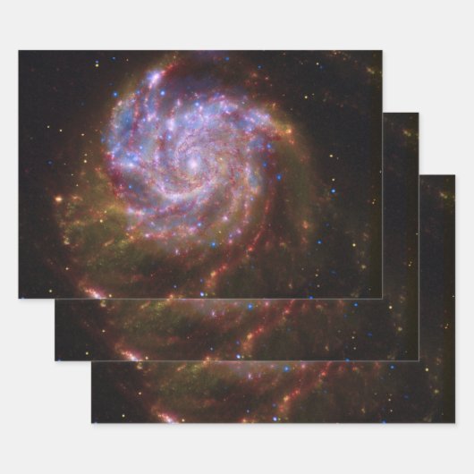 Starbirth im Pinwheel: M101 Galaxy Geschenkpapier Set (Set)