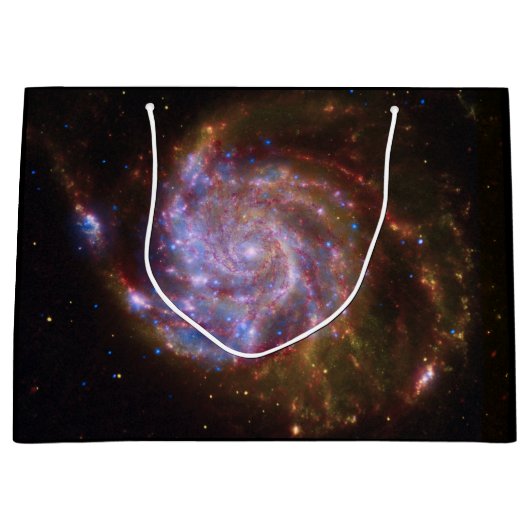 Starbirth im Pinwheel: M101 Galaxy Große Geschenktüte (Vorderseite)