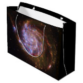 Starbirth im Pinwheel: M101 Galaxy Große Geschenktüte (Rückseite Schrägansicht)