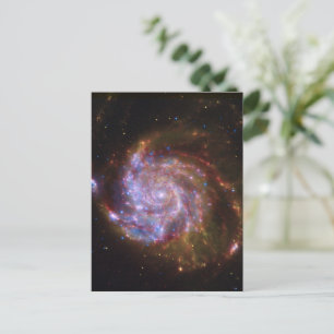 Starbirth im Pinwheel: M101 Galaxy Postkarte