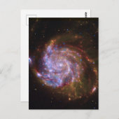 Starbirth im Pinwheel: M101 Galaxy Postkarte (Vorne/Hinten)