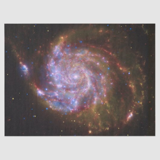 Starbirth im Pinwheel: M101 Galaxy Seidenpapier (Vorderseite)