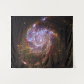 Starbirth im Pinwheel: M101 Galaxy Wandteppich (Vorderseite (Horizontal))