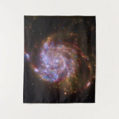 Starbirth im Pinwheel: M101 Galaxy Wandteppich (Vorderseite)