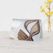 Starboard Roll Notecard Karte (Gelbe Blume)