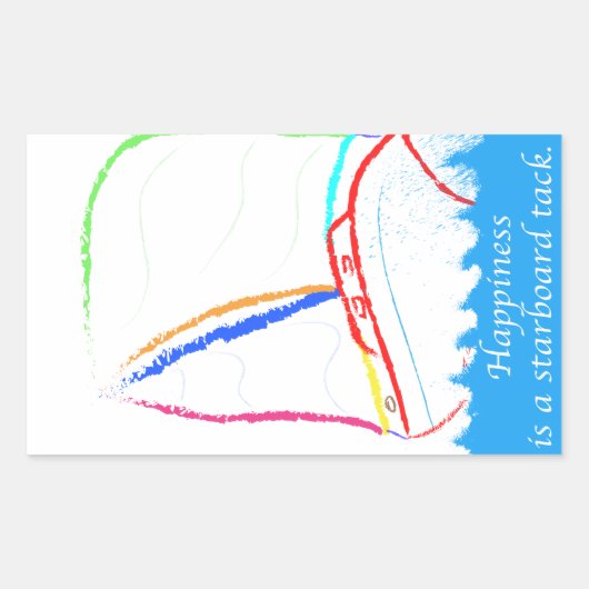 Starboard-Tor Rechteckiger Aufkleber (Vorderseite)