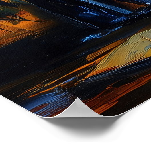 Starbound Mind - Dreams and Knowledge Expressive Poster (Ecke)