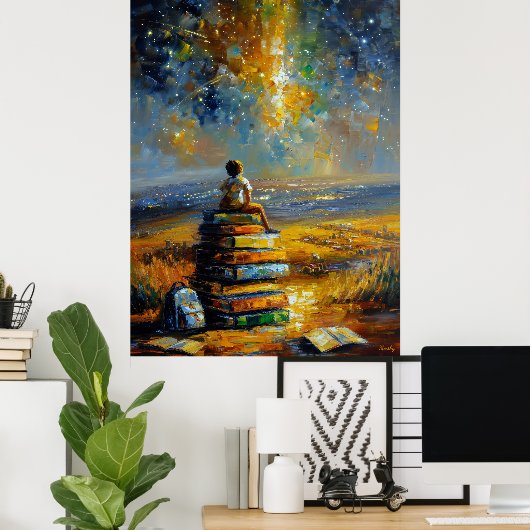 Starbound Mind - Dreams and Knowledge Expressive Poster (Heimbüro)