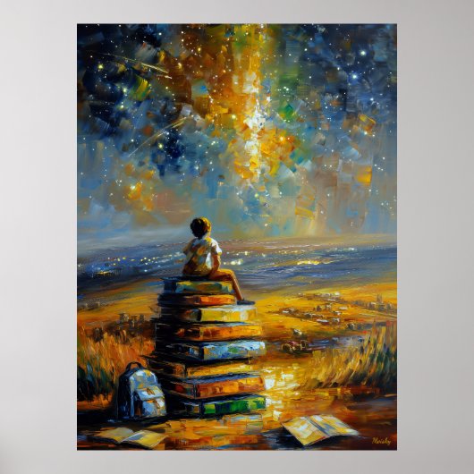 Starbound Mind - Dreams and Knowledge Expressive Poster (Vorne)