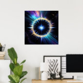 Starbright AI Fantasy Digital Art Print Surreal Poster (Heimbüro)