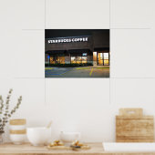 Starbucks nach Feierabend Poster (Küche)