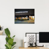 Starbucks nach Feierabend Poster (Heimbüro)