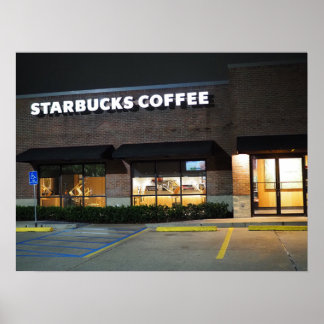 Starbucks nach Feierabend Poster