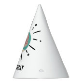 STARBURST | Custom Simple & Chic Photo Partyhütchen (Rechts)