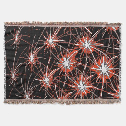 Starburst Network – Premium Woven Blanket Decke (Vorderseite)