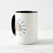 STARBURST | Simple Fun & Playful Custom Photo Mug Tasse (Vorderseite Links)