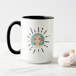 STARBURST |  Simple Fun & Playful Custom Photo Mug Tasse