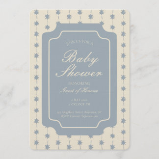 Starburst Stripe Geometric Gender Neutral Beige Einladung