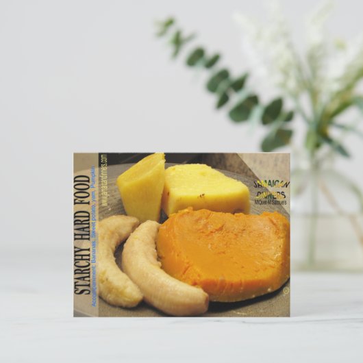 Starchy Hard Food Postkarte (Stehend Vorderseite)
