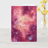 Stardancer Grußkarte Karte (Gelbe Blume)