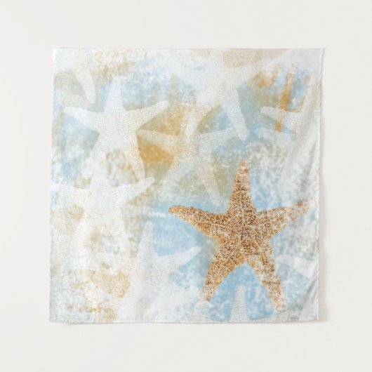 Stardesign an der Küste Wandteppich (Vorderseite)