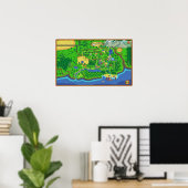 Stardew Valley Map Poster (Heimbüro)