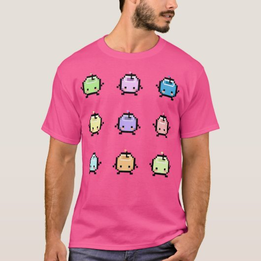 Stardew Valley Pastel Junimos T-Shirt (Vorderseite)