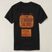 Stardew Valley Stardrop Saloon Sticker T-Shirt (Design vorne)