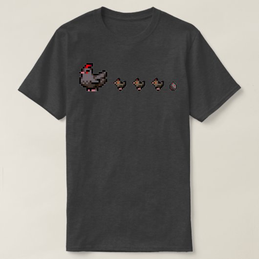 Stardew Valley Void Chicken Family Chicks T-Shirt (Design vorne)