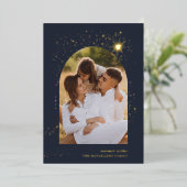 Stardusche Arch Foto Folien Feiertagskarte (Stehend vorne)