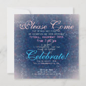 Stardusche zum Geburtstag Einladung (Rückseite)