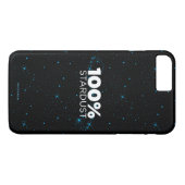 Stardust 100% Case-Mate iPhone hülle (Rückseite (Horizontal))