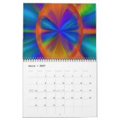 Stardust Abstrakte Kunst der Sterne Kalender (Mär 2027)