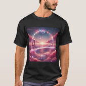 Stardust Bridge Liebe Mens Tshirt (Vorderseite)
