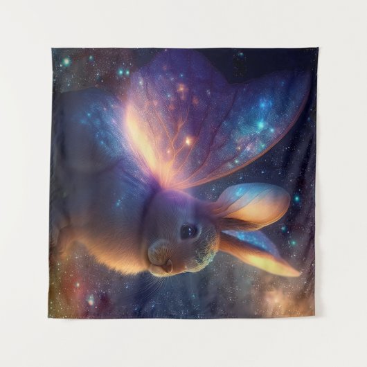 Stardust Bunny Wandteppich (Vorderseite (Horizontal))