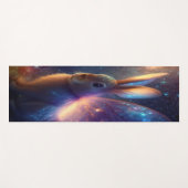 Stardust Bunny Yogamatte (Vorderseite (Horizontal))