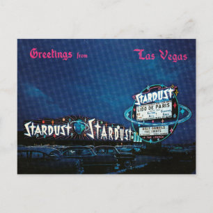 Stardust Casino Vintage Las Vegas Neon Postkarte
