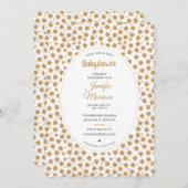 Stardust Celestial Magical Boho Gold Baby Dusche Einladung (Vorne/Hinten)