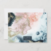 Stardust Elegance Personalisiert Stationery Mitteilungskarte (Rückseite)