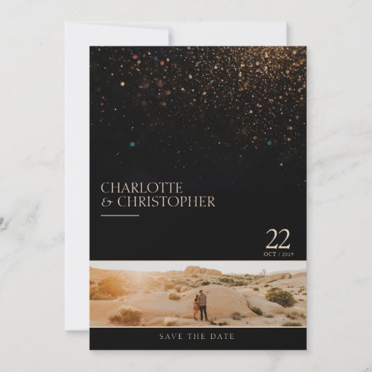 Stardust-Foto Save The Date (Vorderseite)