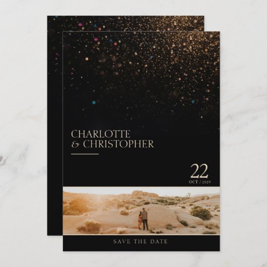 Stardust-Foto Save The Date (Vorne/Hinten)