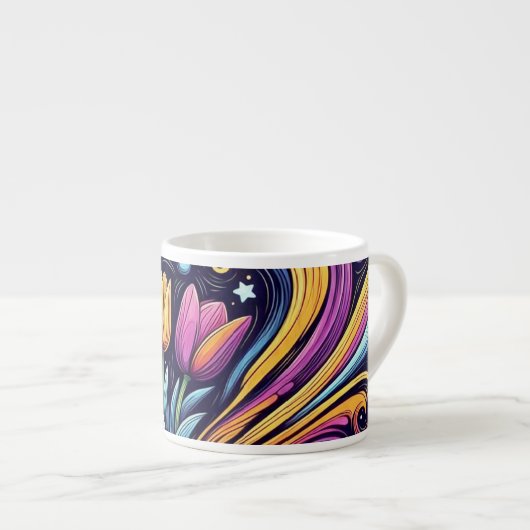 Stardust Garden Espressotasse (Vorderseite Rechts)