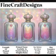 Stardust Glitzer Parfüms Flaschen AF5 Decoupage