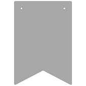 Stardust Grau bis Schwarz Gradient Theme Wimpelkette (Zweite Fahne)
