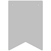 Stardust Grau bis Schwarz Gradient Theme Wimpelkette (Erste Fahne)