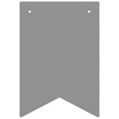 Stardust Grau bis Schwarz Gradient Theme Wimpelkette (Dritte Fahne)
