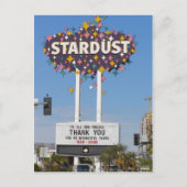 Stardust Las Vegas Marquee Postkarten (Vorderseite)