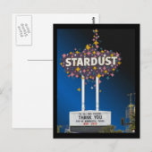 Stardust Las Vegas Vector Grafikkarten #14 Postkarte (Vorne/Hinten)
